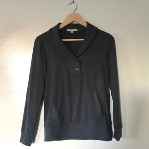 Banana Republic Shawl Collar Sweatshirt